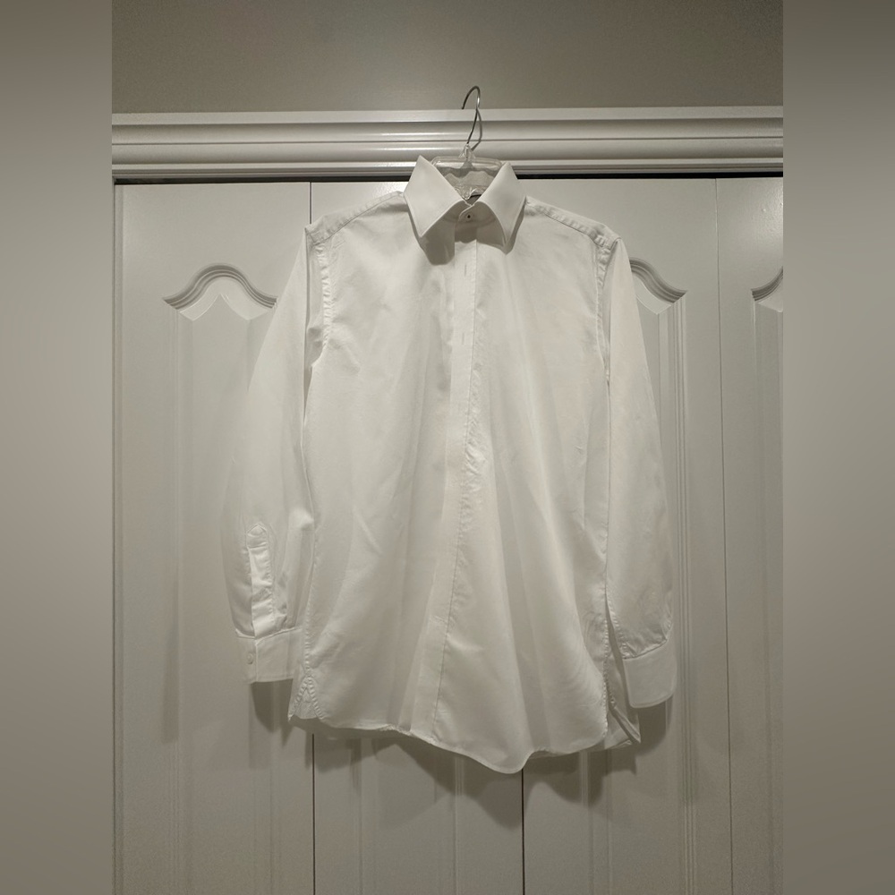 Ted Baker Men's White Dress Shirt - Point Collar